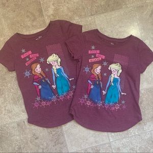 Matching Pair of Frozen T-shirts